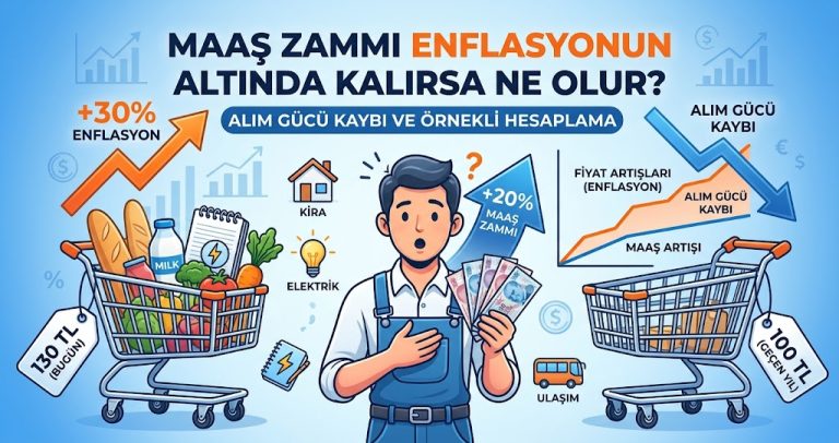 Maaş Zammı Enflasyonun Altında Kalırsa Ne Olur